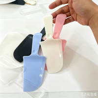 Couteau à gâteau jetable en plastique écologique, lame dentelée, multicolore, spatule de coupe de qualité alimentaire pour fête d'anniversaire