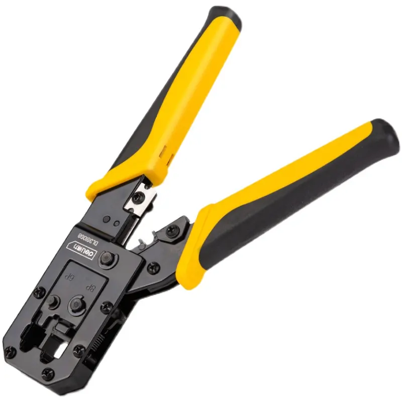 DL381068 Crimper PC LAN Network Hand Tools 4/8p Wire Cable Crimping Pliers Networking Multifunction Tool