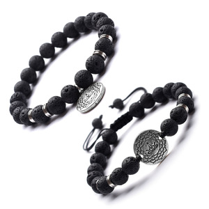 <span class=keywords><strong>Bracelet</strong></span> en <span class=keywords><strong>pierre</strong></span> <span class=keywords><strong>volcanique</strong></span> pour huiles essentielles, <span class=keywords><strong>bracelet</strong></span> tressé en <span class=keywords><strong>pierre</strong></span> de lave, ensemble de bracelets pour hommes - Product Image 6