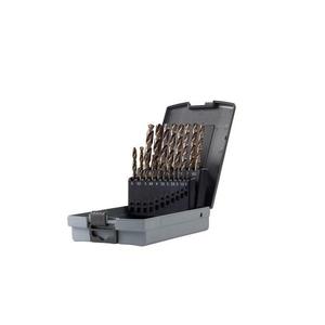 Krino-01135301 HSS-CO 8% การฝึกซ้อมบิดตั้งเป็น ABS (19ชิ้น) -ชุดสว่านเจาะ8014249237525 - Product Image 1