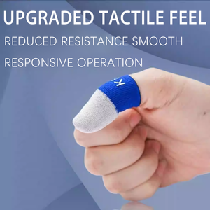 ปลอกนิ้วสำหรับเล่น<span class=keywords><strong>เกม</strong></span>แบบสองชั้น ทนทาน สวมใส่สบาย ไม่ลื่น และดูดซับเหงื่อ ช่วยให้คุณ<span class=keywords><strong>ชนะ</strong></span> - Product Image 3