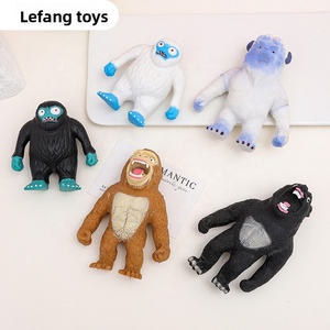Juguetes Antiestrés Creativos de Muñeco de Nieve, Lobo y Gorila de Dibujos Animados, Hechos de Material TPR Duradero, Juguetes Populares para Apretar - Product Image 6