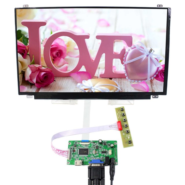 Laptop Screen Lcd 156 Slim 30Pin Edp Ips Lcd Display 1920X1080 B156Han01.2 15.6 Lcd Screen With Vga Driver Board