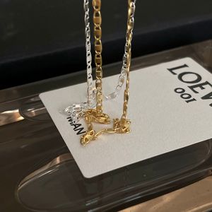 Trendy 18k Gold Vermeil Jewelry Flat Pig Nose Chain <strong>Choker</strong> 925 Sterling <strong>Silver</strong> Necklace for Women - Product Image 2