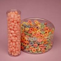 Emballage en plastique à impression personnalisée, pour bonbons, avec Tube transparent en acétate