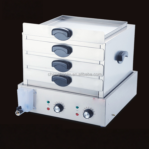 Máquina de vaporización rápida de alta resistencia tipo cajón de acero inoxidable para mostrador comercial, para <span class=keywords><strong>Dim</strong></span> <span class=keywords><strong>Sum</strong></span>, <span class=keywords><strong>Cantonés</strong></span>, Hong Kong y rollos de arroz al vapor - Product Image 5