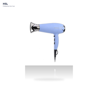 Sèche-cheveux ionique 1800-2200W, moteur DC, 2 vitesses, 3 températures, fonction air froid, concentrateur, diffuseur, lumière LED, OEM ODM