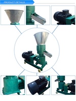 Machine à fabriquer des granulés d'aliments pour animaux de ferme, personnalisable, électrique, automatique, pour volailles, bétail, poulets, porcs, moutons