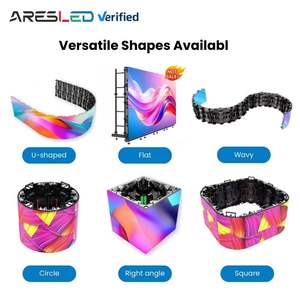 P2.6 P2.9 P3.91 esnek Pantalla Led ekran paneli kapalı açık ayarlanabilir eğrilik olay sahne zemin kiralama ekranı duvar - Product Image 3