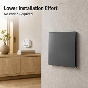 Sakelar Nirkabel 1-<span class=keywords><strong>Gang</strong></span> Self-Powered dengan Remote Control Penerima RF433 Tanpa Baterai Tanpa Kabel untuk Hotel Kantor Pabrik Rumah Pintar - Product Image 2