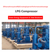Compresseur à vis lubrifié GPL à faible bruit, moteur 380V, stationnaire, pour installation de remplissage de gaz haute pression, fabricant chinois