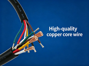 ขั้วต่อกันน้ำ IP67 M18 แบบ 2 ขา ตัวผู้ ตัวเมีย <span class=keywords><strong>สาย</strong></span>เคเบิลสำหรับ<span class=keywords><strong>ไฟ</strong></span> LED <span class=keywords><strong>ราคา</strong></span>โรงงาน ปรับแต่งได้ <span class=keywords><strong>สาย</strong></span>ต่อ PVC ยาว 0.6ม.-3ม. - Product Image 6