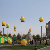 Ballon gonflable géant personnalisé pour la publicité extérieure, imprimé avec logo, garantie 1 an
