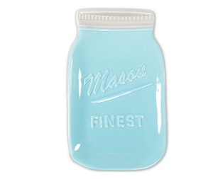 Repose-cuillère bleu Mason Jar-porte-cuillère de cuisine pour cuisinière porte-louche en céramique assiette à bonbons - Product Image 3