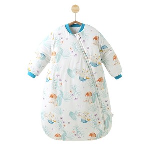 Saco de Dormir para Bebé, Desmontable, Lavable, Estilo Envolvente, Acolchado Grueso, de Algodón Puro, Anti-Patadas, <span class=keywords><strong>con</strong></span> Control de Temperatura, para las Cuatro Estaciones - Product Image 5