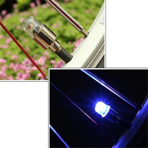 Mini-lampe universelle pour vélo, éclairage de roue, lampes LED pour valve de pneu de moto, lampe néon étanche pour vélo - Product Image 5