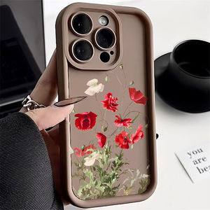 Colore bianco rosso camelia stampa scala Camera protezione TPU custodia per telefono cellulare <span class=keywords><strong>Iphone</strong></span> 8 X Xr Xs 11 <span class=keywords><strong>12</strong></span> 13 14 16 17 Max - Product Image 5