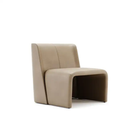 Moderne Simple Personnalisé Tissu Hôtel Simple Chaise De Loisirs Maison Salon Dossier Canapé Chaise Showroom Lounge Soft Fauteuil