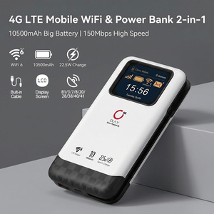 OLAX M200E 4G LTE WiFi Portátil y Banco de Energía 10500mAh 150Mbps Hotspot con Pantalla LCD y Puerto Tipo-C para Viajes WiFi de Bolsillo - Product Image 1