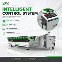 Machine de découpe automatique de tapis XPRO CUT X5, vitesse réglable de 0 à 100 pieds/minute, contrôle PLC, affûtage du couteau diamanté