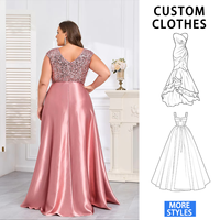 Robe de Soirée Formelle et Luxe IMPEREA à Taille Haute pour Femme, Élégante en Satin avec Décolleté en V, Paillettes, et Fronces, pour Fête et Bal