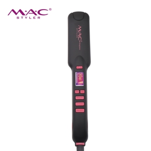 Plancha de pelo de titanio personalizada de buena calidad MAC, <span class=keywords><strong>planchas</strong></span> planas profesionales <span class=keywords><strong>para</strong></span> uso de queratina, plancha de etiqueta privada - Product Image 4