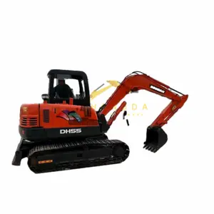 Sử dụng doosan DH55 máy xúc bán nóng, cũ doosan 5 tấn Mini Crawler Digger DH55