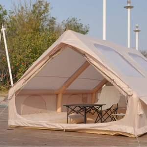 <span class=keywords><strong>Tente</strong></span> gonflable TOPIND de 12 mètres carrés, grande, kaki et blanche, pour glamping, <span class=keywords><strong>6</strong></span> <span class=keywords><strong>personnes</strong></span>, légère et imperméable, pour le camping en famille - Product Image 1