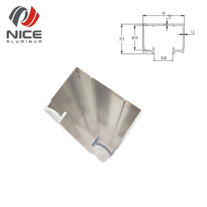 Hợp kim nhôm hiện đại cửa nhà để xe hướng dẫn theo dõi cho Hiace cửa trượt cho khách sạn và đường ray trên cao - Product Image 5