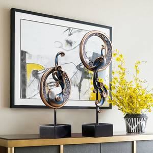 कस्टम सजावटी विंटेज राल परी कथा पशु बिक्री के लिए फीनिक्स पक्षी प्रतिमा - Product Image 4