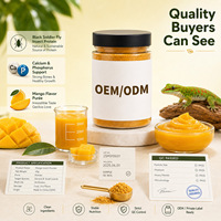 Purée de papaye et de fruits insecticides pour geckos, emballage personnalisé, suppléments en vrac pour reptiles, poudre de haute qualité