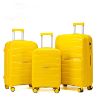 Juego de Maletas de Viaje Suaves Unisex MARKSMAN de 3 Piezas, Maletas con Ruedas Giratorias de 20, 24 y 28 Pulgadas, Marca Airport