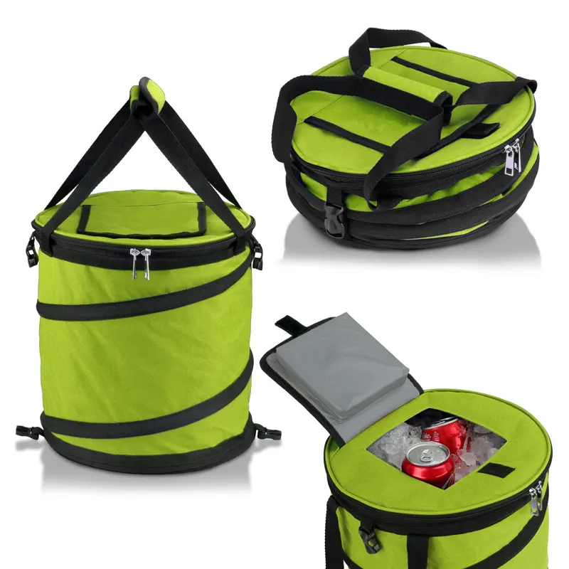 उच्च गुणवत्ता वाला हॉट सेलिंग पोर्टेबल ट्रैवल पॉप अप कूलर बैग इंसुलेटेड कूलर बैग