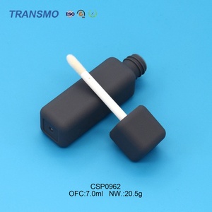 Conteneurs à logo personnalisé, tubes vides pour huile à lèvres mate 7 ml, personnalisation OEM, tubes vides pour gloss à lèvres avec gros pinceau - Product Image 4