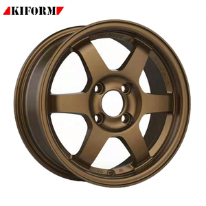 Mâm xe hợp kim Mag hai màu đồng 14 <span class=keywords><strong>15</strong></span> inch 4x100 dành cho xe con - Product Image 1