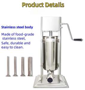 Embutidora Manual Vertical de Alta Calidad de 2L, 3L, 5L, 7L para Salchichas, Embutidora de Jamón y Salchichas - Product Image 6