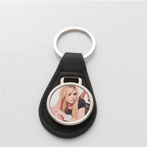 Blank Printed Sublimation <strong>Leather</strong> <strong>Keychains</strong> Factory - Product Image 3