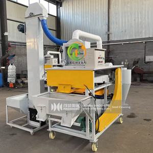 500 kg/saat siklon Vibro temizleyici ve yerçekimi ayırıcı tahıl temizleme makinesi ile mısır tohumu temizleyici birleştirin - Product Image 2