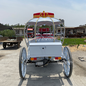 Popular Carruaje Eléctrico de Calabaza, Carruaje de Princesa Cenicienta, Carruaje de Calabaza de Tamaño Real, Carruaje Turístico Público - Product Image 6