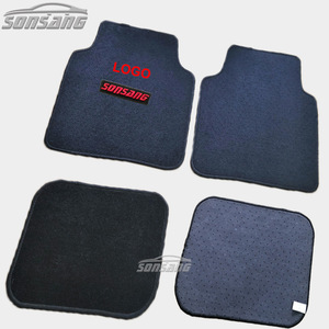 Tapis de voiture <span class=keywords><strong>noir</strong></span> universel, 1 pièce, avec <span class=keywords><strong>logo</strong></span> personnalisé - Product Image 1