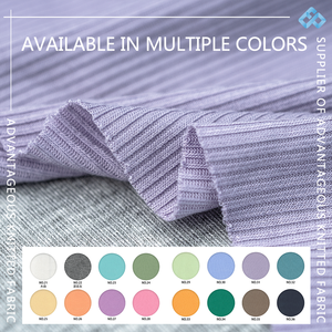 Tela Elástica Transpirable y Ecológica de Rayón Viscosa <span class=keywords><strong>Spandex</strong></span> 2x2 de 180 g/m², Ligera, Directo de Fábrica, para Niñas - Product Image 3