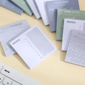 Yeni haftalık günlük planlayıcısı izci yapmak için yapışkan notlar Memo Pad not defteri yayınlanan It pedleri