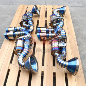 适用于保时捷911 992 GT3 2021 + 4.0T钛猫背排气系统提示ZSF - Product Image 4