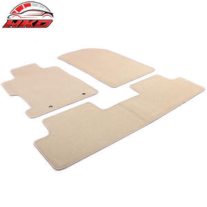 Tapis de sol pour Honda Civic 8ème génération 06-11, doublure en velours beige, rangée avant et arrière, tapis antidérapants - Product Image 2