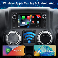 Autoradio DVD CD pour Chrysler 300 Pacifica Town Country Sebring 200 avec Apple CarPlay sans fil, Android Auto et MirrorLink