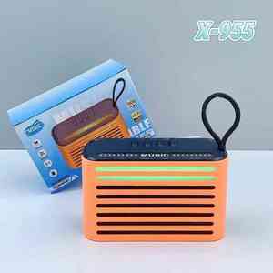 Altavoz Inalámbrico Portátil X-955 con Bajos Estéreo, Luces LED RGB, Caja de Música Estéreo, Altavoz Activo con <span class=keywords><strong>Radio</strong></span> <span class=keywords><strong>FM</strong></span>/TF/USB - Product Image 6