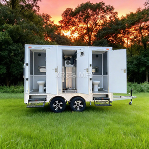 Toilettes mobiles de luxe portables pour l'extérieur, caravane, salle de bain mobile, remorque, 2025 - Product Image 5
