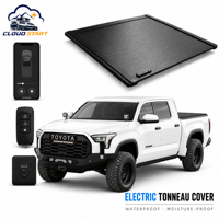 Bâche de benne électrique rétractable pour Toyota Tacoma, compatible avec Tacoma 5ft, Ram 1500 (2019-2024), F-150, Ranger Secure