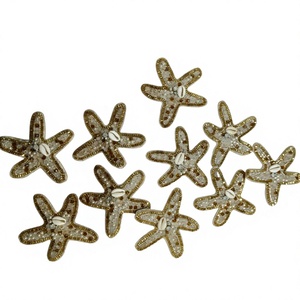 Colgante de Estrella de Mar Hecho a Mano con Cuentas para Bolsos, Adorno Colgante de Lujo para Bolsos de Playa y Costas, Fabricación OEM ODM de Marca Privada al por Mayor - Product Image 1