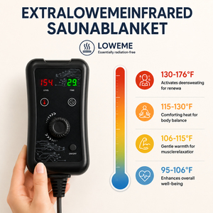 Manta de Sauna Térmica Avanzada Btws, Ligera, para Terapia de Sudoración, Cuerpo Completo, para Spa en Casa - Product Image 4